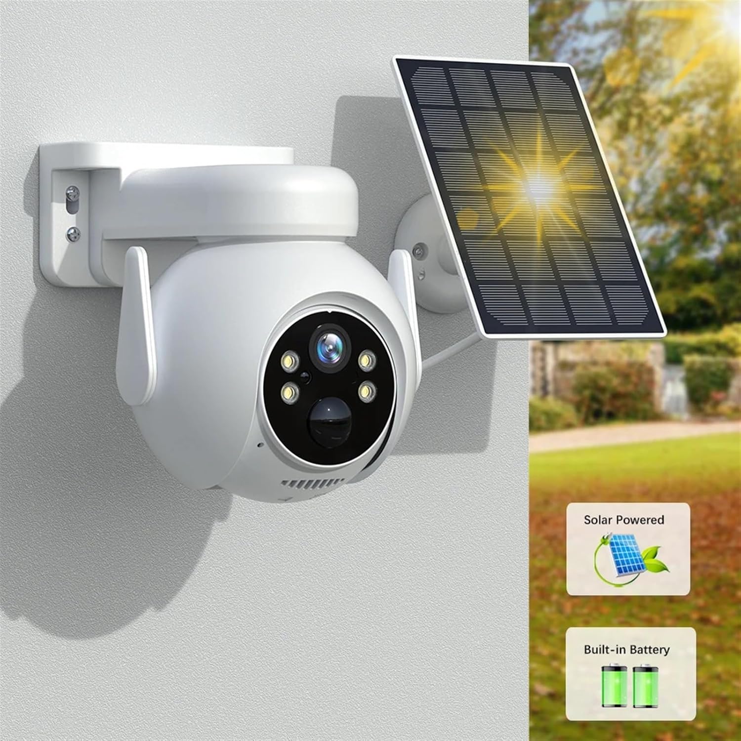 Caméra Extérieure Autonome 4K – Surveillance Sans Fil avec Alimentation Solaire – Image 3