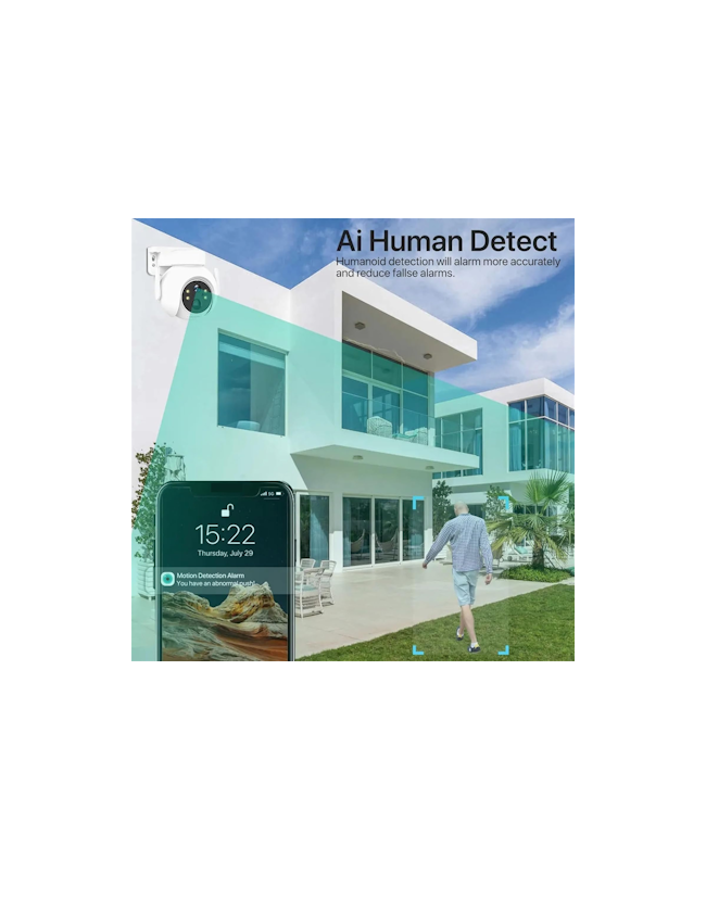 Caméra Extérieure Autonome 4K – Surveillance Sans Fil avec Alimentation Solaire – Image 3